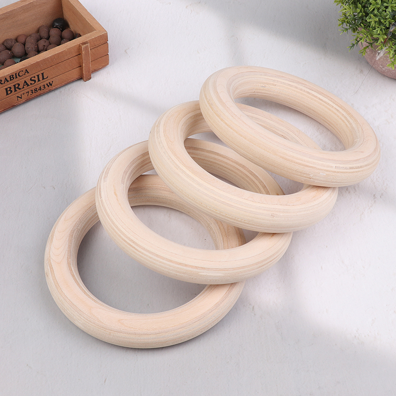 Gymnastic Ring Wood - 2 adet/çift taşınabilir Crossfit jimnastik halkaları