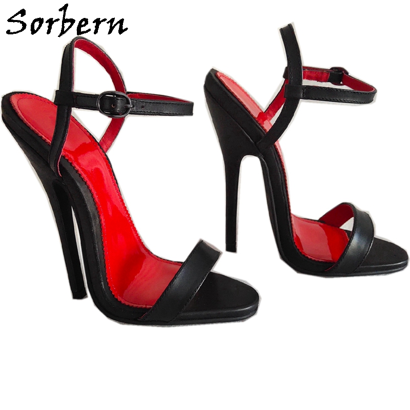 Crossfit Guy - Sorbern Seksi Hakiki Deri Sandalet Slingback