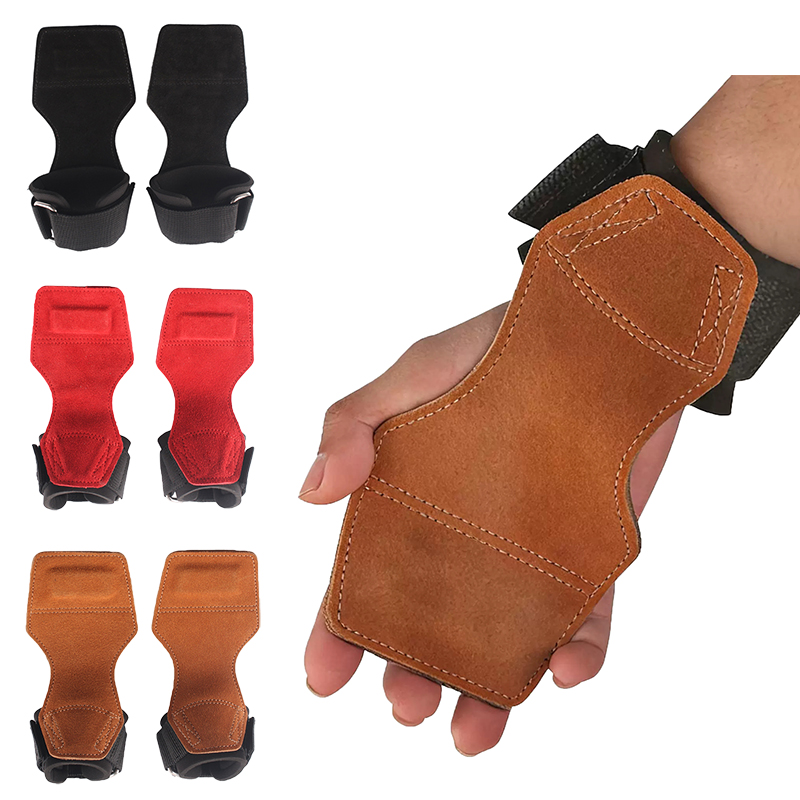 New Crossfit Gear - Kalın Deri Ağırlık Kaldırma Eldiveni, Avuç