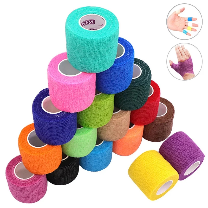 Finger Tape Athletic - Siyah Atletik Sarma Bandı Kendinden Yapışkanlı