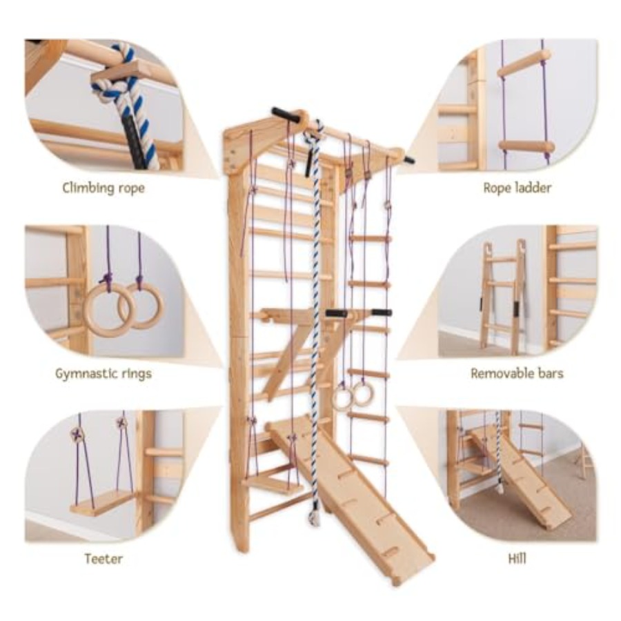 Evde spor salonu kullanımı içi - Gymnastic Ring Wood incelemesi ve fiyatı