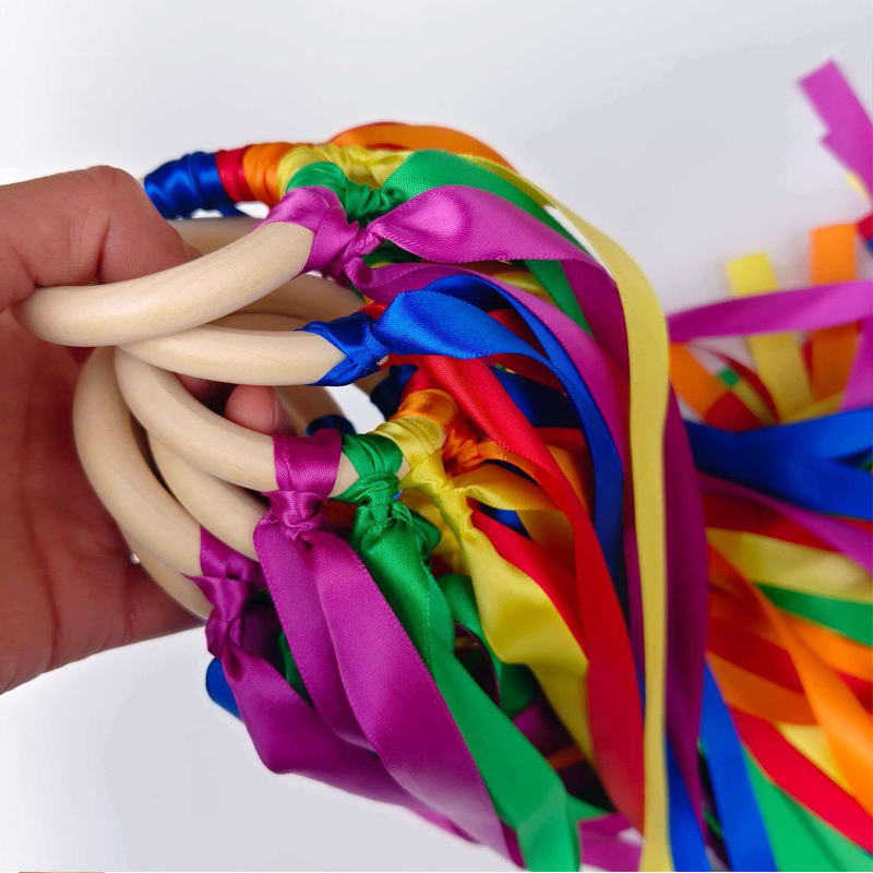 Gökkuşağı El Uçurtmaları, Ahşa - Gymnastic Ring Wood incelemesi ve fiyatı