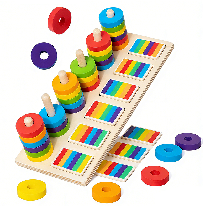 Montessori Hafıza Eğitimi Renk - Gymnastic Ring Wood incelemesi ve fiyatı